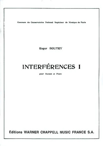 Interférences pour basson - interférences, 1